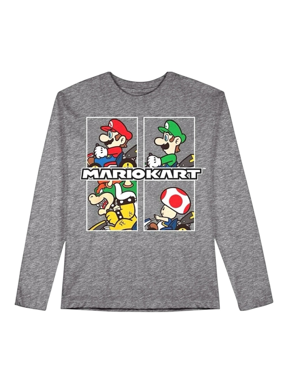 Kids Mario Kart Long Sleeve T-Shirt